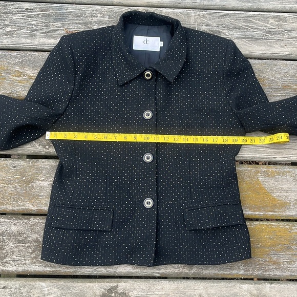 Vintage Devonshire Cream Lined Jacket Blazer - Picture 11 of 11